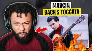 THIS IS INSANE! | SHOCKING FIRST TIME REACTION To Marcin - Bach's Toccata on One Guitar