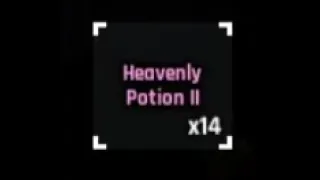 using 14 heavenly 2 potions during glitch biome in sol's rng