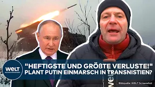 UKRAINE-KRIEG: Putins Plan? "Vom Kräfteverhältnis nicht machbar!"  Russischer Einmarsch in Moldau