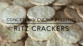 Homemade Crackers Ritz