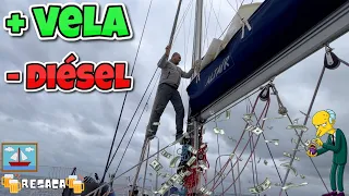 💶A VELA navegando el DINERO se va AHORRANDO, Es Trenc-El Arenal💶