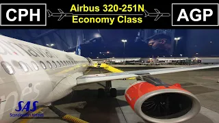 FLIGHT TRIP REPORT - Copenhagen to Malaga | SAS Airbus A320 Economy Class