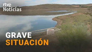 SEQUÍA: Primeras RESTRICCIONES en BADAJOZ debido a la situación en los EMBALSES | RTVE Noticias