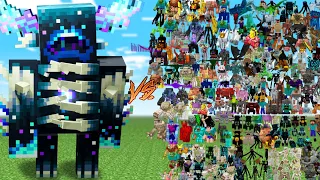 ULTRA WARDEN vs 500 RANDOM MOBS!