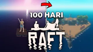 100 Hari di Laut Lepas RAFT ! | ft. @KeiKeiRoblox