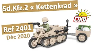 COBI 2401 Moto semi-chenillée SD KFZ 2 KETTENKRAD "AFRIKA KORPS", Test en français (2021)