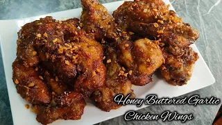 Honey Buttered Garlic Chicken wings by mhelchoice Madiskarteng Nanay