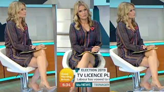 Charlotte Hawkins Legs/Heels in Short Dress - Good Morning Britain