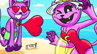 CATNAP's SUMMER VACATION! (Cartoon Animation) Credit To @gametoons