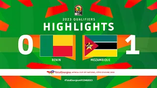 Benin 🆚 Mozamique | Highlights - #TotalEnergiesAFCONQ2023 - MD2 Group L