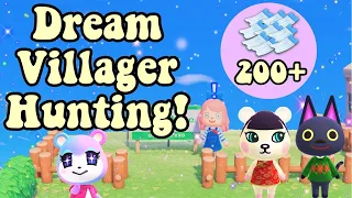 ULTIMATE DREAMIE Villager Hunt (200+ NMTS) | Animal Crossing New Horizons