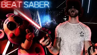 HARD FNAF SONGS WITH GHOST NOTES! (seriously!) | Beat Saber VR Expert+ Gameplay