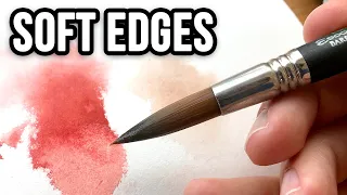 2 Ways for Watercolor SOFT Edges & Bonus Technique