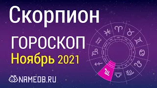 Знак Зодиака Скорпион - Гороскоп на Ноябрь 2021