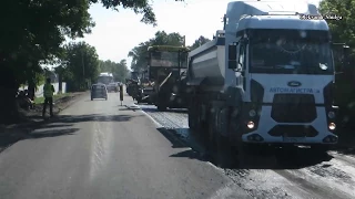 Ремонт дороги М-04 - Знаменка-Луганск-Изварино (Петропавловский район)