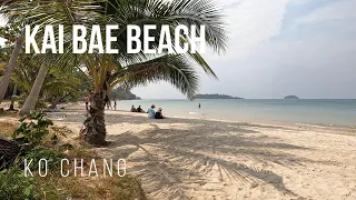 ELEPHANTS on KAI BAE BEACH, Koh Chang, PARADISE ISLAND THAILAND.