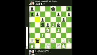 Wesley So vs Ian Nepomniachtchi rapid Chess Championship 2022