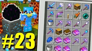 МАЙНКРАФТ ВЫЖИВАНИЕ НА ТЕЛЕФОНЕ НА ОСТРОВЕ #23 ЯЙЦО ДРАКОНА ПЕ 1.10.0.4 PE Minecraft Pocket Edition