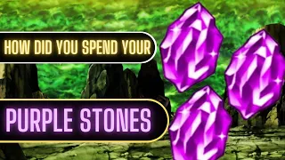 HOW TO USE YOUR PURPLE STONES (DOKKAN BATTLE)