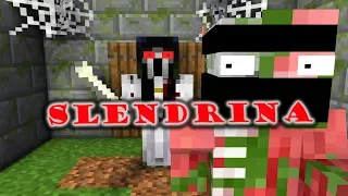 MONSTER SCHOOL : SLENDRINA THE CELLAR CHALLENGE - Minecraft Animation