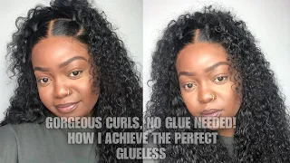 My Secrets to Installing a Glueless Burmese Curly Wig flawlessly(my sisters does my voice over 😁)