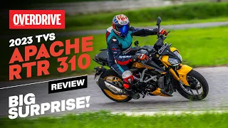 2023 TVS Apache RTR 310 review - big surprise! | OVERDRIVE