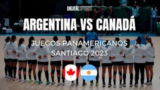 🔴 EN VIVO: ARGENTINA VS CANADÁ - PANAMERICANOS SANTIAGO 2023