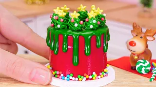 🎄 Best Miniature Christmas Buttercream Cake Decorating Ideas - Yummy Holiday Cake | Mini Bakery