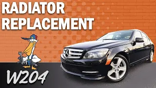 Mercedes-Benz W204 C-Class Radiator Replacement