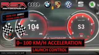 BMW F10 520i | N20 Engine |  S Mode Launch Control | RSA Motorsports TCU Stage 1 | 0-100 km/h Accel.