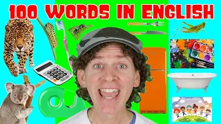 My First 100 Words in English Chant Step 4 | Animals, Health, School Subjects | Learn English Kids