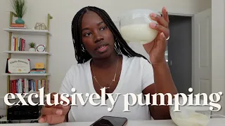 day in my life as an exclusive pumper|my pumping routine at 4 months postpartum + pumping must haves