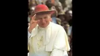 Pope John Paul II sings the Pater Noster