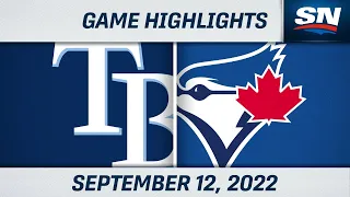 MLB Highlights | Rays vs. Blue Jays - September 12, 2022