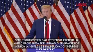 Trump parla alla stampa dopo la condanna sul caso Stormy Daniels: «Processo ingiusto e truccato...