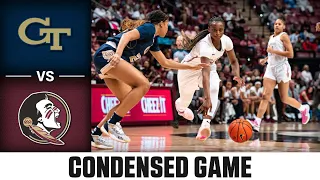 Georgia Tech vs. Florida State Condensed Game | 2022-23 ACC Women’s Basketball