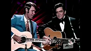 Johnny Cash & Glen Campbell - Tennessee Flat Top Box (Live)