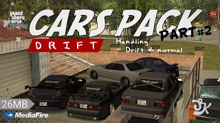 CARS PACK DRIFT PART#2 - GTA SA ANDROID