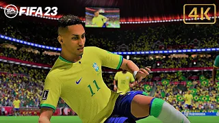 FIFA 23 - Camarões x Brasil | Copa do Mundo Qatar 2022 Gameplay | Fase de Grupo [4K]