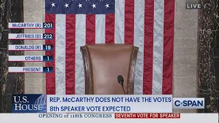 118th Congress - House Speaker Election Continues (Day 3)