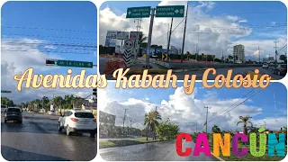 Avenida Kabah y Colosio, en Cancún. Conócelas y disfruta este paseo!