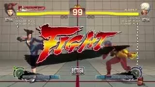 lutuna (Juri) vs GamerBee (Elena) ranked USF4