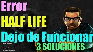 Error HALF LIFE dejo de funcionar en Windows 10/8/7 I 3 SOLUCIONES 2022