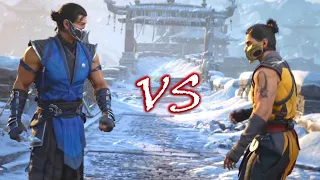 Mortal Kombat 1 - Scorpion vs Sub Zero Fight (MK1 Story Mode)