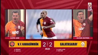 V.F.Karagümrük 2-3 Galatasaray GSTV gol anları 💥 Son dakikalar #gstv #karagümrük #galatasaray