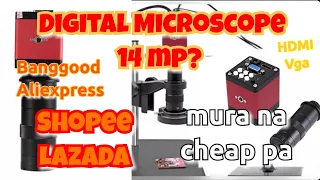 Microscope 14mp? with  lens from Online Shopping