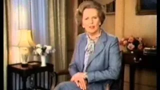 Margaret Thatcher Political Broadcast 1983