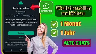 So stellen Sie alte gelöschte WhatsApp-Nachrichten wieder her (Update 2024) |