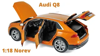 Audi Q8 (2018) 1:18 Norev diecast [ Review Video ]