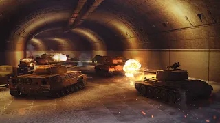 Линия фронта - Лучший режим мира танков  для фарма серебра (Последний день) #5